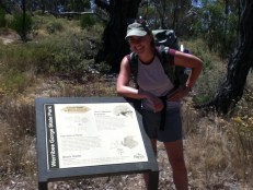 Werribee Gorge track sign